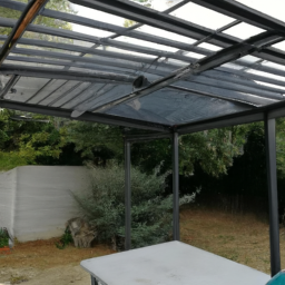 Aménagement de pergola avec fermeture loggia en PVC Bois-Guillaume